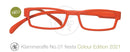 Klammeraffe Lesebrille No 01 Rahmenfarbe  fiesta