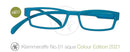 Klammeraffe Lesebrille No 01 Rahmenfarbe aqua