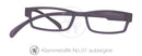 Original Klammeraffe Lesebrille No 01 Rahmenfarbe aubergine