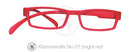 Original Klammeraffe Lesebrille No 01 Rahmenfarbe bright red
