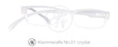 Original Klammeraffe Lesebrille No 01 Rahmenfarbe crystal matt