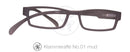 Original Klammeraffe Lesebrille No 01 Rahmenfarbe mud