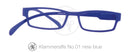 Original Klammeraffe Lesebrille No 01 Rahmenfarbe new blue