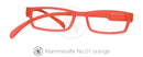 Original Klammeraffe Lesebrille No 01 Rahmenfarbe orange
