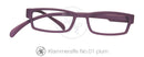 Original Klammeraffe Lesebrille No 01 Rahmenfarbe plum