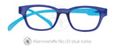 Original Klammeraffe Brille No 03 blue tütkis