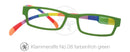Lesebrille Klammeraffe No 08 farbenfroh green