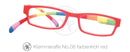 Lesebrille Klammeraffe No 08 farbenfroh red