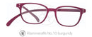 Lesebrille Klammeraffe Retro No 10 burgund