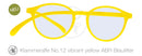 Lesebrille Klammeraffe Anti Blue Ray Blaufilter No.12 vibrant yellow