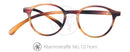 Original Klammeraffe Lesebrille in Retroform No12 horn