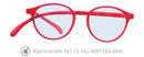Lesebrille Klammeraffe Anti Blue Ray Blaufilter No.12 rot