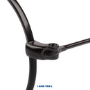 Nostalgische Lesebrille Lennard Federscharnier schwarz