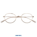 Nostalgische Lesebrille Lennard gold