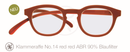 Computerarbeitsbrille mit 90% Blaufilter red red