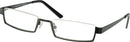 Lesebrille Edelstahl schwarz schwarz