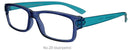 Fertiglesebrille No29 blue petrol