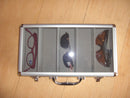 Brillen Koffer aus Aluminium für fünf Brillen