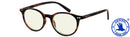 Computer Lesebrille BLUEBREAKER® PANTO havanna Seitenansicht