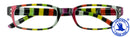 Lesebrille Chaot schwarz bunt gestreift I NEED YOU