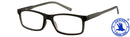 Fertiglesebrille EDDY anthrazit grau Seitenansicht