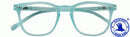 Lesebrille Frozen blau Frontansicht