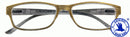 Lesebrille mit gold glitzender Oberfläche von I need you