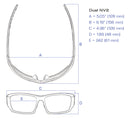NV2 bifokale Sonnenbrille Brillenmaße