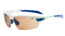 Bifokale Sportbrille PHO Rahmen weiss blau