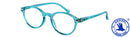 Lesebrille Topic Pantoform tuerkis seitenansicht