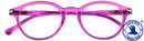 Lesebrille Topic Pantoform tuerkis pink