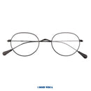 Nostalgische Lesebrille Lennard  schwarz