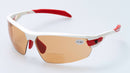 Bifokale Sportbrille PHO Rahmen weiss rot