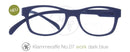 Original Klammeraffen Brille mit Leseteil Work Bifo dunkelblau