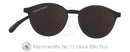 Klammeraffe Sonnenbrille mit Leseteil 100 % UV  Schutz Farbe schwarz