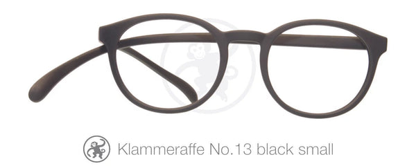 Klammeraffe Lese Brille No13 black small