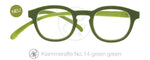 Klammeraffe Lese Brille No 14 grün grün