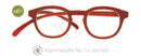 Klammeraffe Lese Brille No 14 rot rot