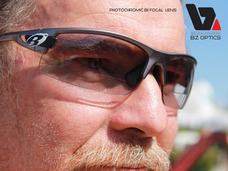 fahrradbrille mit lesebereich selbsttönend Sportbrille mit Lesebrille PHO selbsttönende Gläser smoke – Lesehilfen-DiKo GbR