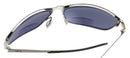 AV1 Sportbrille mit Lesebrille chrome glänzend Draufsicht