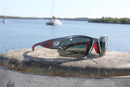 Sportbrille mit Sehstärke CABO grau rot Wassersport