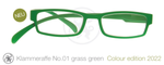 Klammeraffe Lesebrille No 01 Rahmenfarbe grass grün
