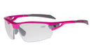 Sportbrille mit Lesebrille PHO photochrome Gläser Rahmen pink