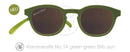 Sonnebrille mit Lesehilfe Klammeraffe No14 grün