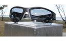 Sportbrille CABO mit Leseteil schwimmfaehig schwarz