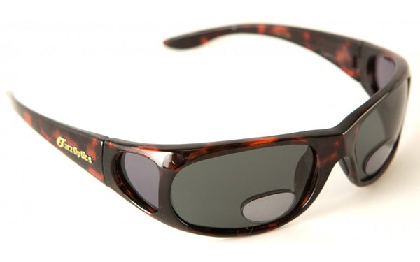 Tofino Sport-Sonnenbrille mit polarisierenden Gläsern, Leseteil unpolarisiert